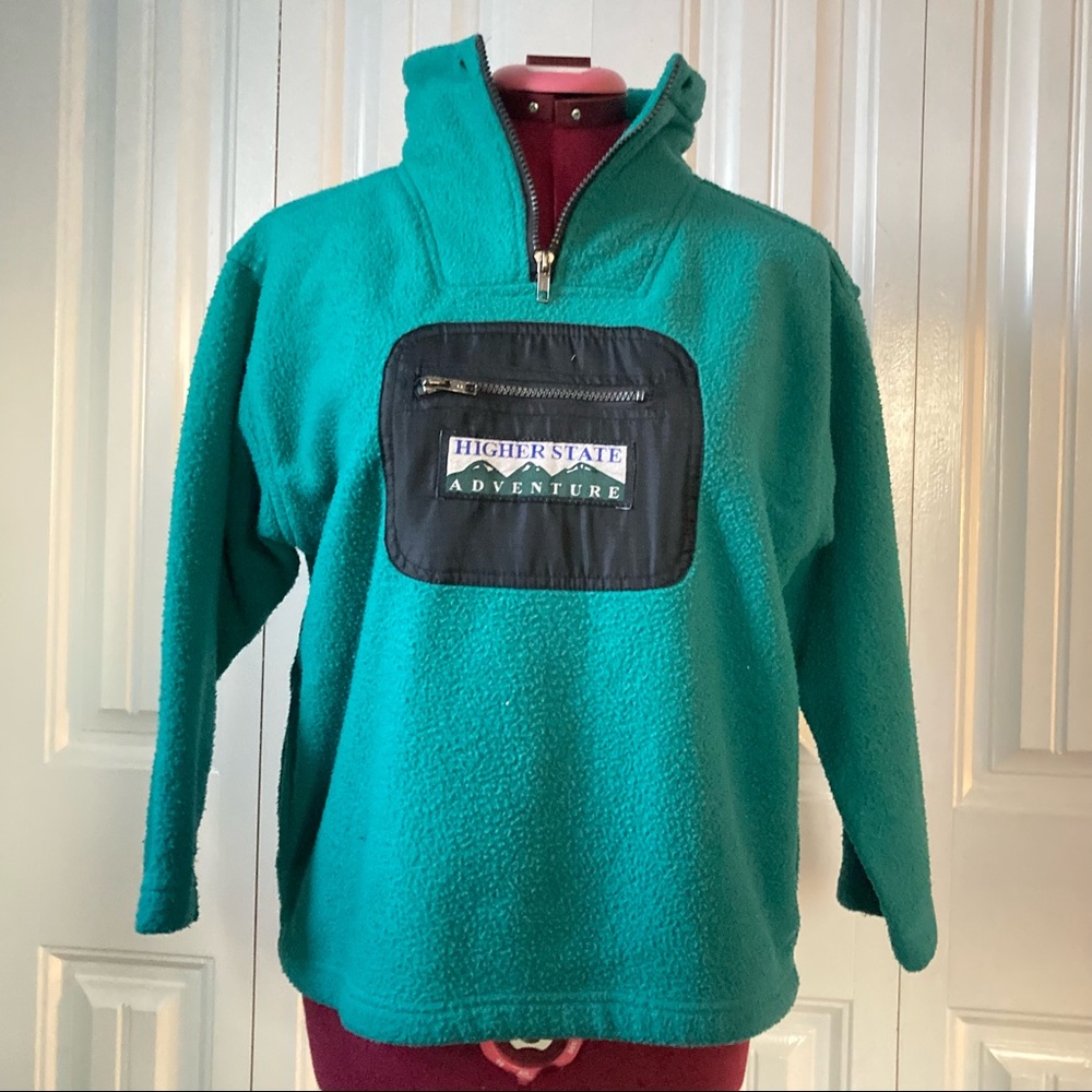 Fleece zip up sweater